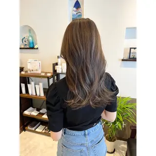 ロング カラー 坂井田 浩樹のヘアスタイル