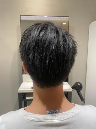 メンズ 頭から整える美容師 松田のヘアスタイル
