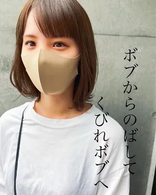 ミディアム ヒラヤマ ユウスケのヘアスタイル