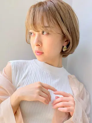 ショート パーマ・レイヤー 髪質改善・TANIのヘアスタイル
