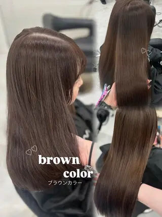 ロング カラー 上品モテヘア🩶 karen🩶のヘアスタイル