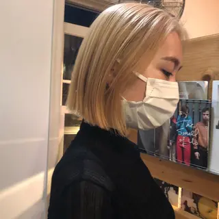 ミディアム カラー NOUN所属・eri kinjoのヘアスタイル