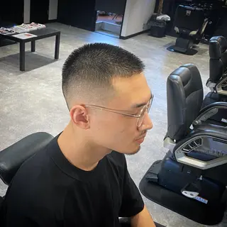 ショート パーマ メンズ 前田賢生 ご新規様はNGのヘアスタイル