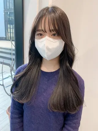 ロング カラー ヘアアレンジ yuka .のヘアスタイル