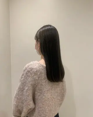 セミロング カラー ヘアアレンジ 山口 樹里のヘアスタイル