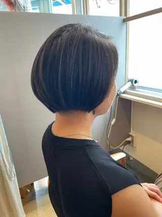 ショート カラー 【髪質改善】【美髪】 【ツヤ髪】ほしのちりのヘアスタイル
