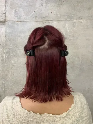 ミディアム カラー …a みおのヘアスタイル