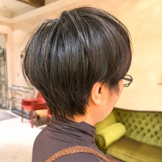 ショート ショートカット / 銀座/ 青山莉奈のヘアスタイル