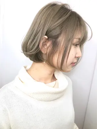 ショート カラー ENN藤本 大輝艶感カラーのヘアスタイル
