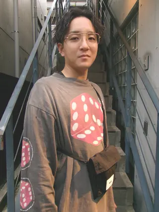 ショート パーマ メンズ 原宿↔︎浦和　美容師 折笠　亮のヘアスタイル