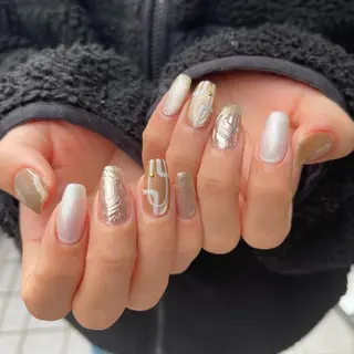 ネイル 🤎🧸 Aya 🧸🤎のネイルデザイン
