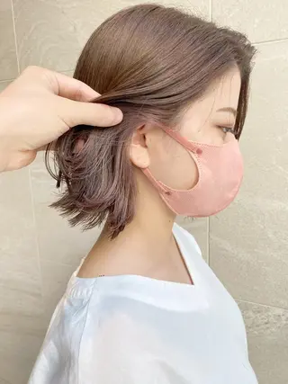 ミディアム 坪井 彰吾のヘアスタイル