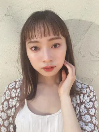 ミディアム カラー 🪭risa 暖色/レイヤー🪭のヘアスタイル