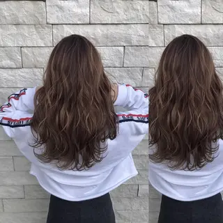 ロング カラー EARTH石巻店 尾形  裕のヘアスタイル