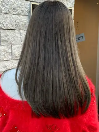 セミロング カラー 清水 大樹のヘアスタイル