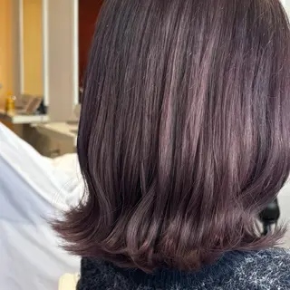 ミディアム カラー 🌸奈那美🌸 韓国ヘア/透明感のヘアスタイル