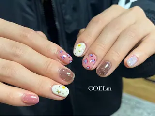 ネイル COELm🌙 /ネイル着付けのネイルデザイン