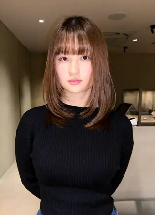 セミロング ボブ/ヘアセット 結婚式卒業式アレンジのヘアスタイル
