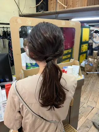 ロング カラー ヘアアレンジ 「sumi」 AMIのヘアスタイル
