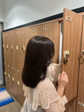 ミディアム カラー 暖色カラー/美髪矯正 /フクダ モエ🐿のヘアスタイル