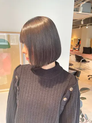 ショート パーマ 髪質改善マスター 長尾勇弥/梅田中津のヘアスタイル