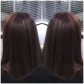 セミロング カラー Kimura Shinyaのヘアスタイル
