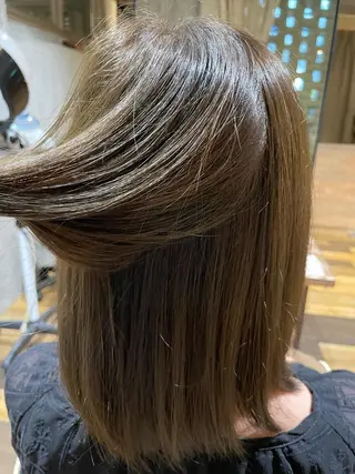 ミディアム カラー 大 場のヘアスタイル