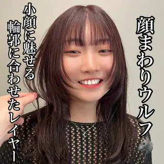 ロング 🐺立川のウルフ屋 さん🐺おかみ🐺のヘアスタイル