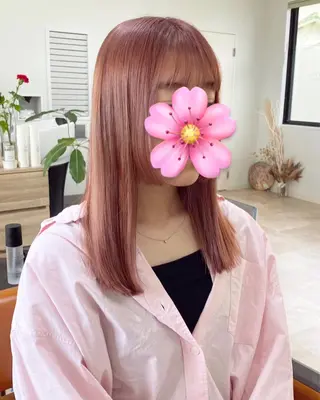 ミディアム カラー ヘアアレンジ ひなの .のその他イメージ