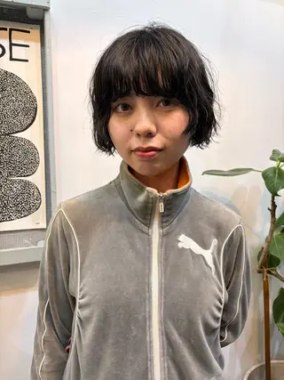 ショート パーマ 無料カット/ 癖毛風パーマ/凜のヘアスタイル