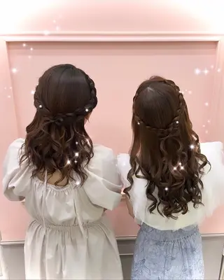セミロング ヘアアレンジ lien ヒジリのヘアスタイル