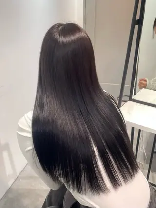 ロング mion🦋韓国ヘア 透明感カラー🫧のヘアスタイル