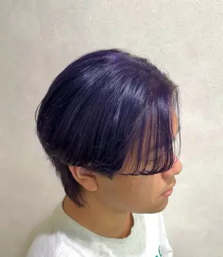 カラー メンズ ユージ ✂︎ カット／パーマ特化のヘアスタイル