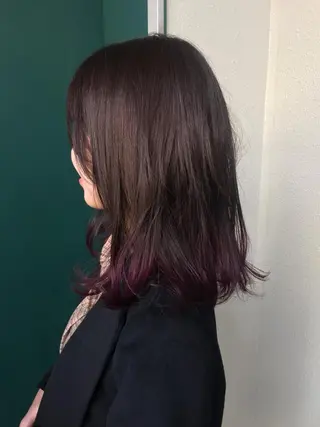 ミディアム カラー 💘透明感カラー💘 沖本 将宏のヘアスタイル