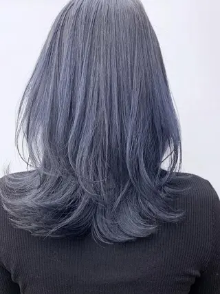 ロング カラー パーマ 【ヘアケア特化型】 newi天王寺のヘアスタイル