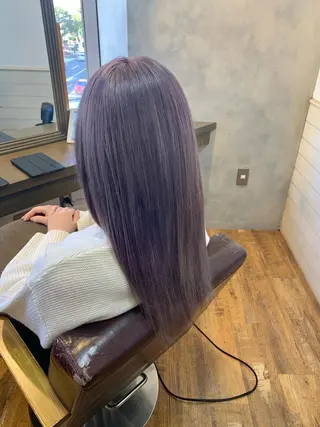 ロング カラー ✨️美髪矯正×似合わ せ艶カラー✨藤田透のヘアスタイル