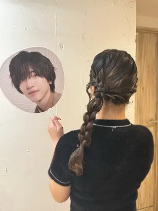 ヘアアレンジ 艶カラー/縮毛矯正/ アレンジ/akaneのヘアスタイル