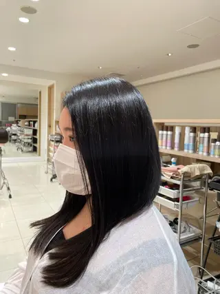 ロング 銀座シロー　村山 レツのヘアスタイル