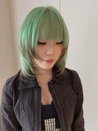 ミディアム 【⭐️レイヤーカット 髪質改善⭐️】長谷川のヘアスタイル