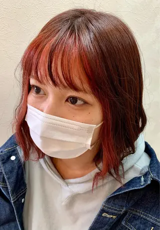 ショート カラー 加藤 遥花のヘアスタイル