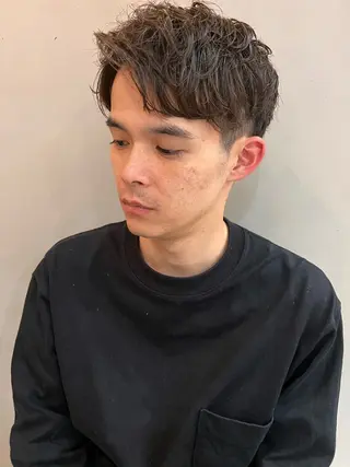 メンズ 透明感・艶感 小坂隼斗のヘアスタイル