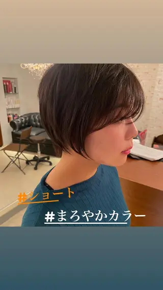 ショート 藤田 遼のヘアスタイル