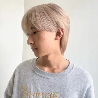 カラー メンズ 🍎似合わせハイトー ン🍎ののかのヘアスタイル