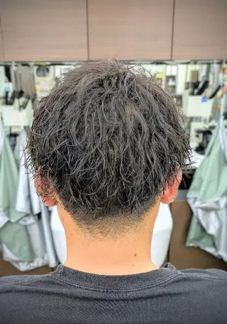 ショート パーマ 理容プラージュ燕三条 福井のヘアスタイル