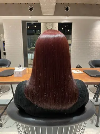 セミロング 髪質改善✨高級カラー 野井琢生のヘアスタイル