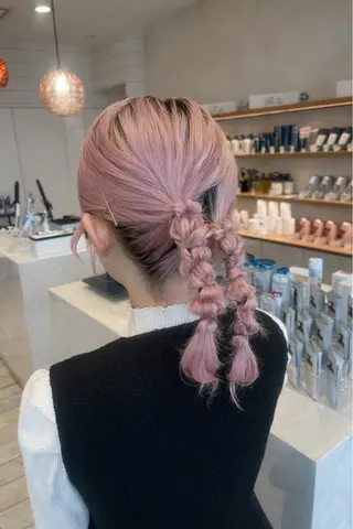 ヘアアレンジ 渋谷/透明感カラー/ 🩶Miwa🩶のヘアスタイル