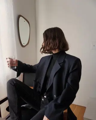ミディアム パーマ パーマ美容師🌈中村 絢美のヘアスタイル