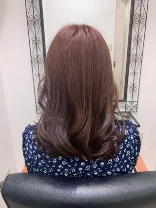 カラー ヘアアレンジ 垢抜け 雰囲気アップ ふにゅう ののかのヘアスタイル