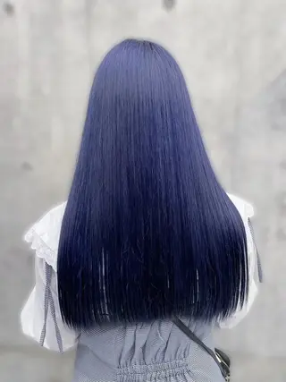 セミロング カラー パーマ ヘアアレンジ メンズ キッズ レイヤー×ハイトーン / mihana🪐のヘアスタイル