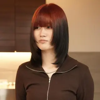 セミロング モデル募集◆堀江 海里◆桂駅1分のヘアスタイル